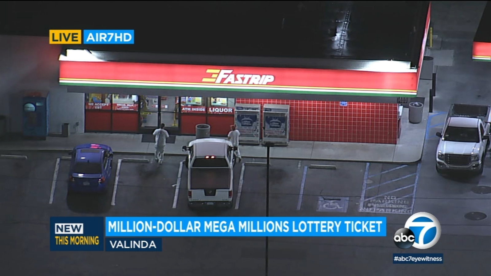 Mega Millions Lottery Ticket Worth More Than 1m Sold At Valinda Fastrip Convenience Store Abc7 Los Angeles