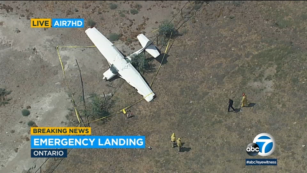 Small plane makes emergency landing in Ontario