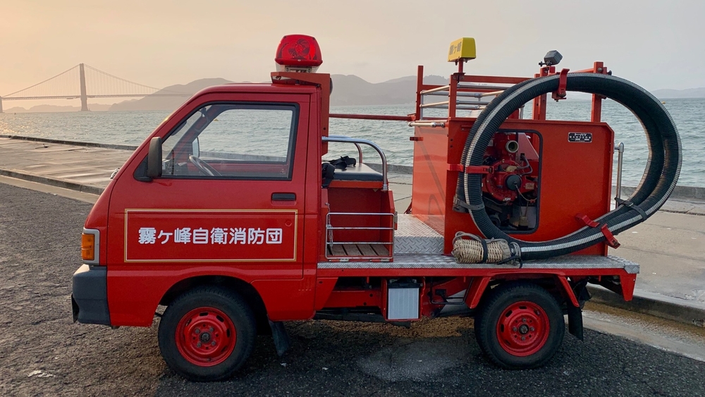 This fun-sized fire truck connects SF to Japan
