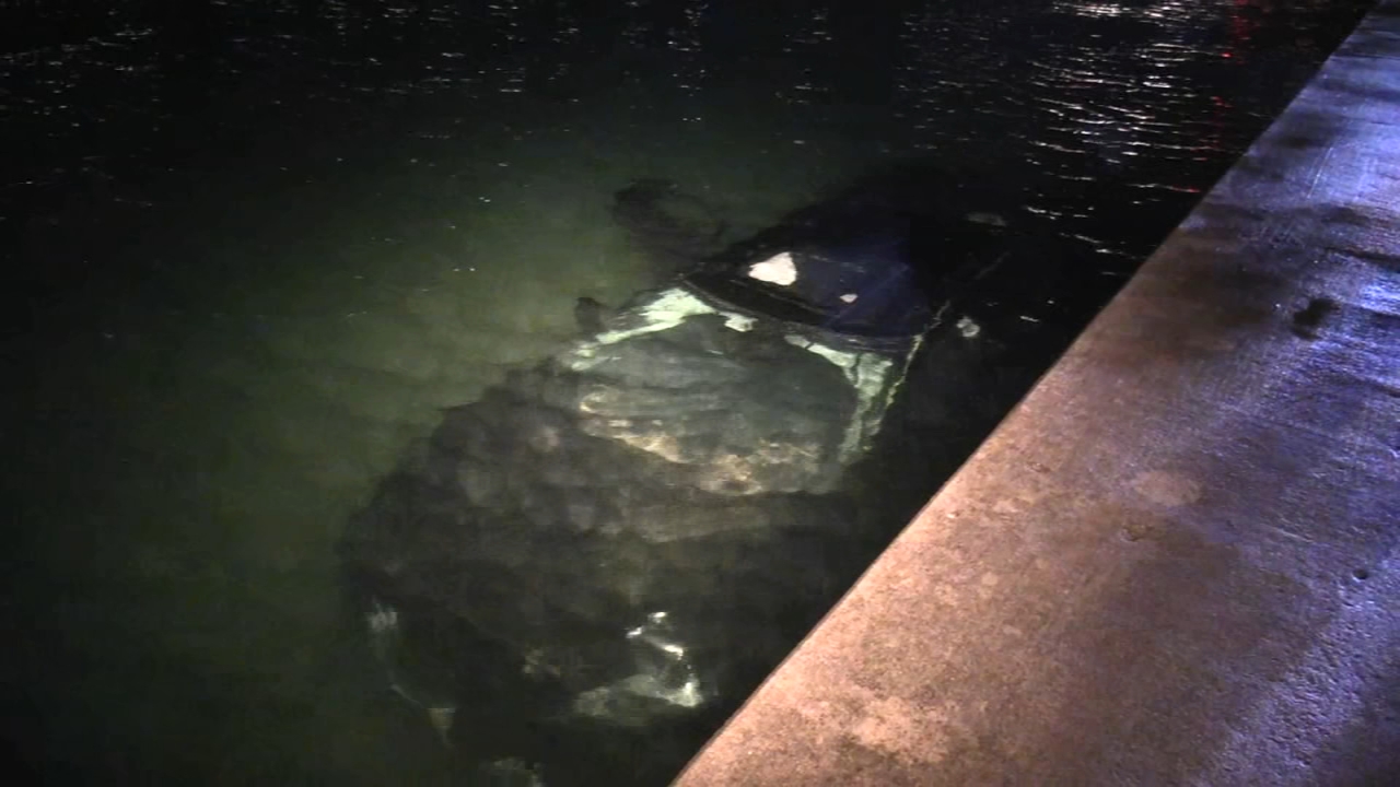 Woman recued after driving into Lake Michigan