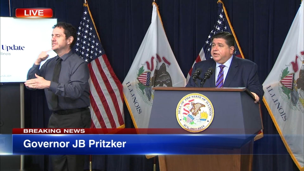 Gov. Pritzker announces IL mask mandate