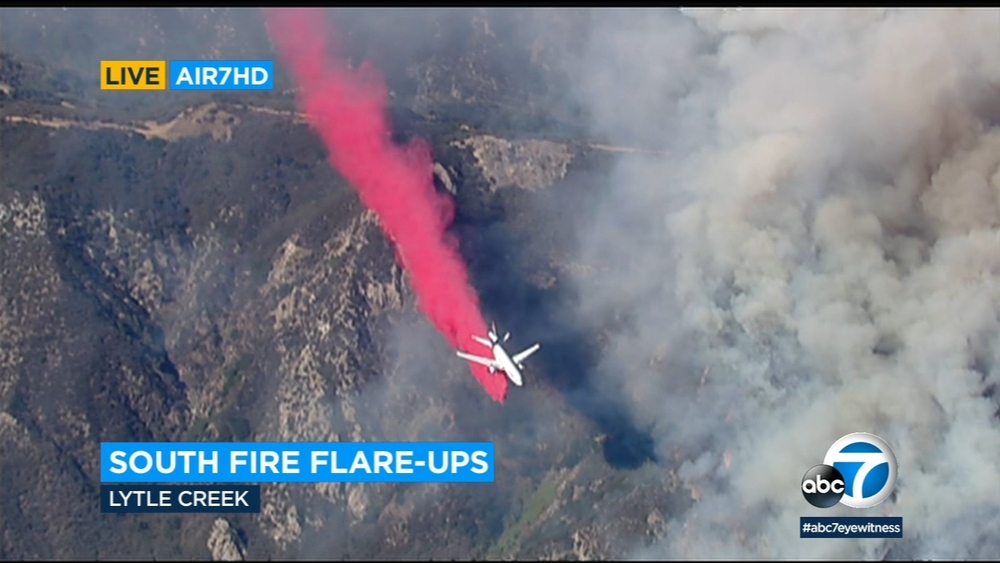 Evacs remain in place after brush fire destroys homes in Lytle Creek