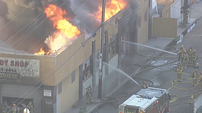 Building Fire Abc7 Los Angeles