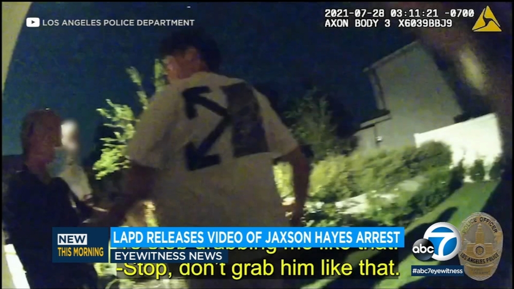 Bodycam video shows LAPD use stun gun on NBA's Jaxson Hayes
