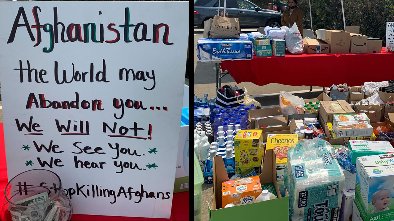 East Bay community holds supply drive for Afghan refugees