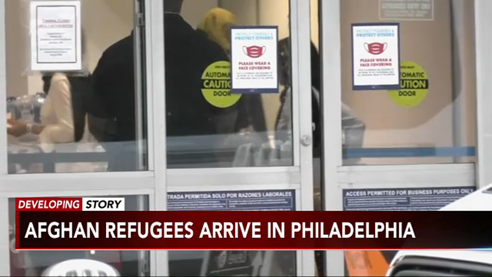 Hundreds of refugees from Afghanistan arrive in Philadelphia