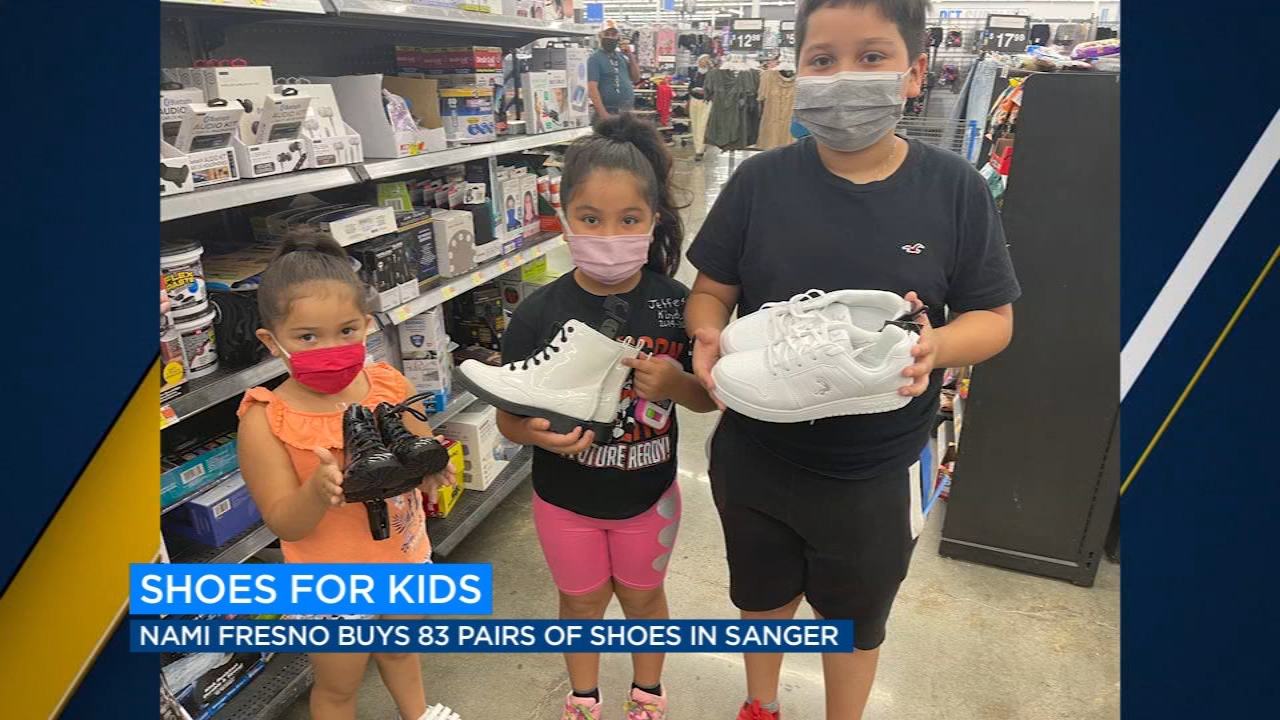 83 Sanger Unified students get new shoes for free