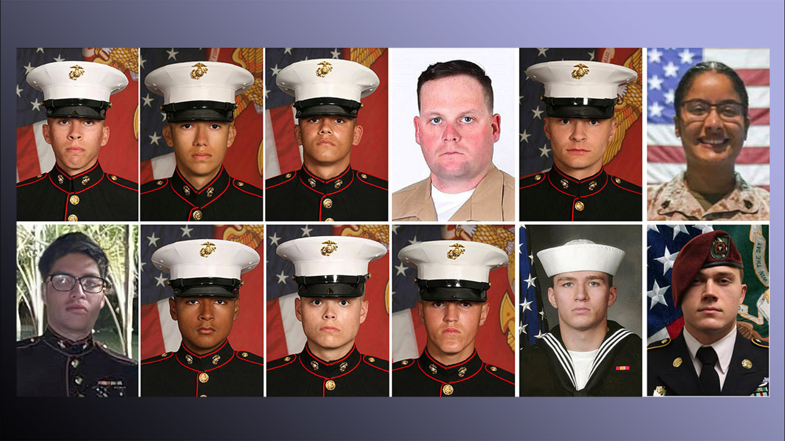 Marines Killed In Afghanistan Jared Schmitz Nicole Gee Rylee Mccollum Among Dead In Kabul Airport Attack Abc7 New York