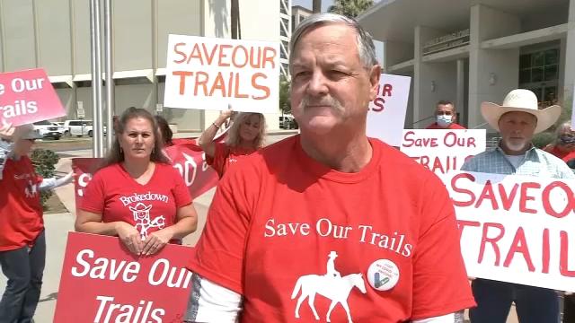 Residents of Riverside County community outraged over trail closures