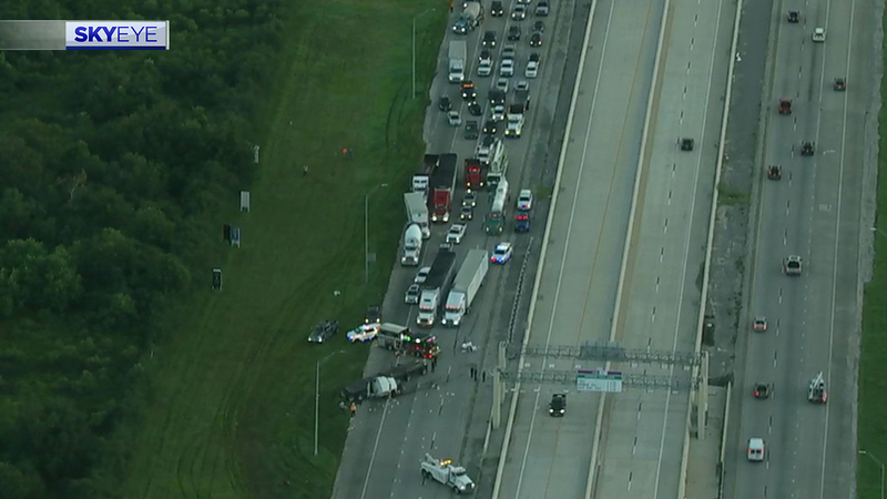 Houston Traffic Jackknifed 18 Wheeler Caused Major Delays On Sh 288 In Pearland Abc13 Houston
