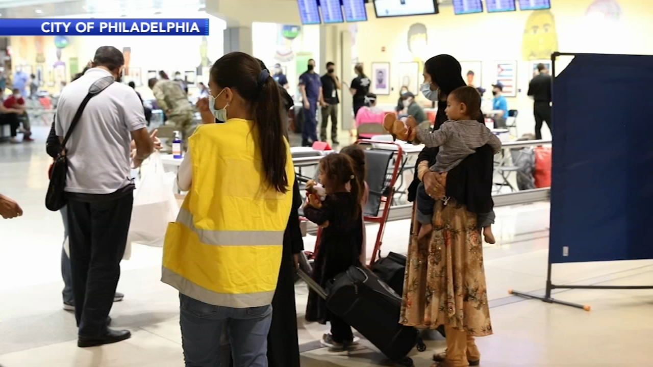 More Afghan evacuees arrive to Philly airport