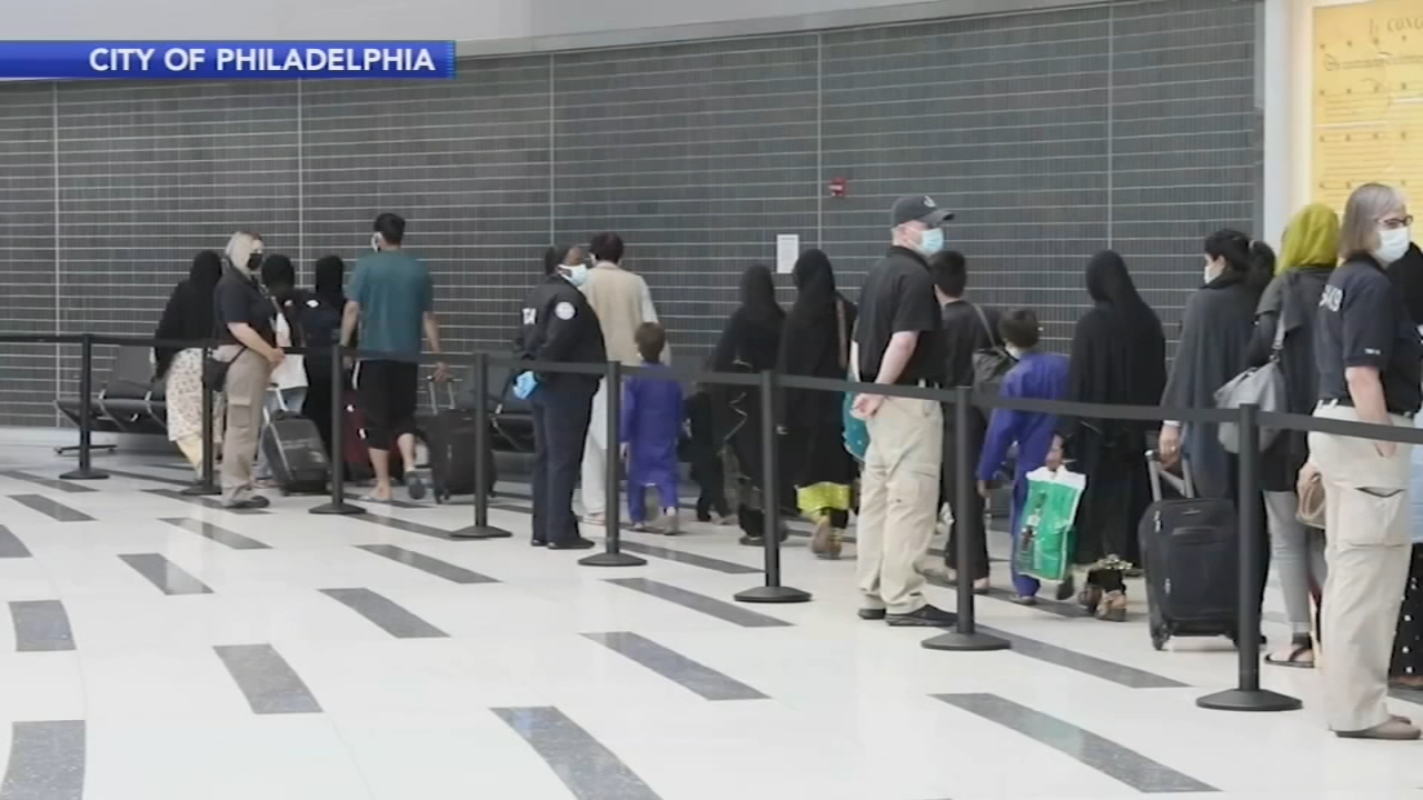 Nearly 900 Afghan evacuees have arrived in Philadelphia 