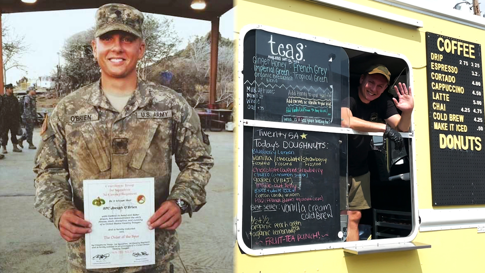 Veteran is on roll with food truck offering coffee and doughnuts