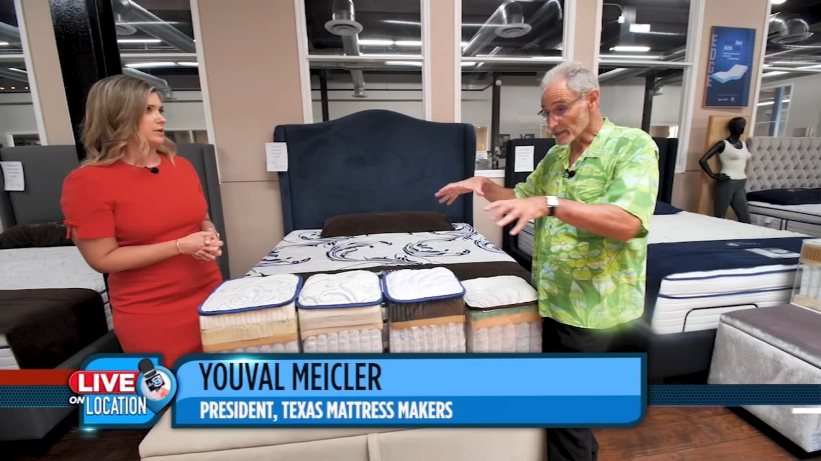 Live On Location, with Texas Mattress Makers. Learn about sleep health