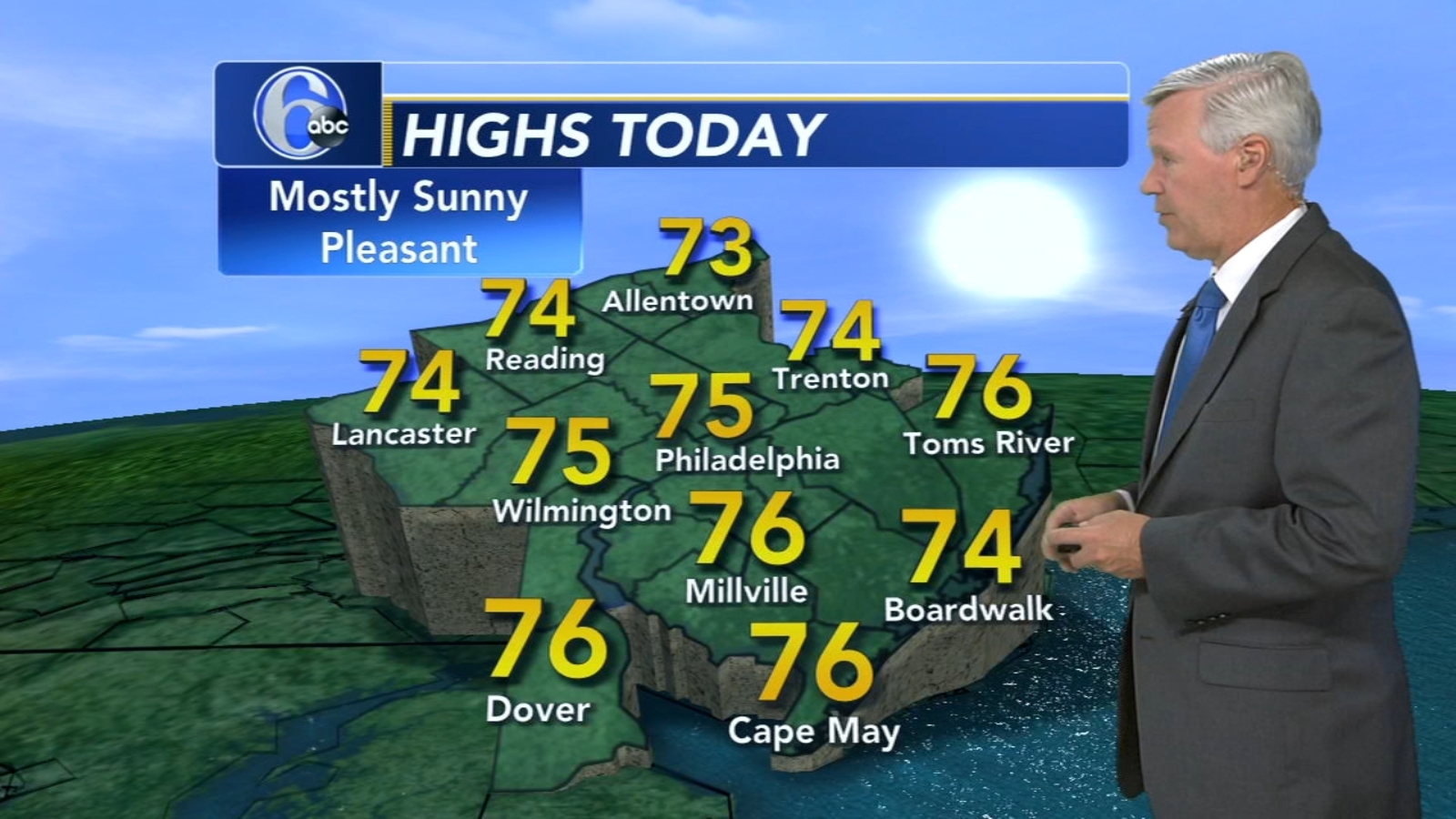 AccuWeather Flood waters receding, sunny and nice today 6abc