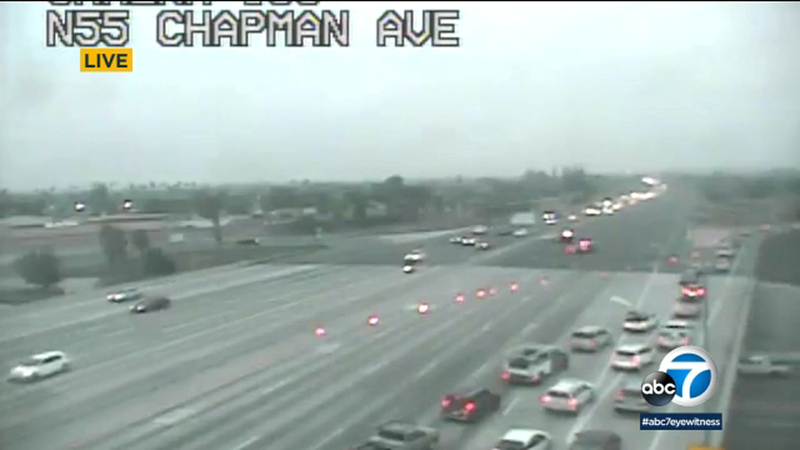55 Freeway Crash In Orange County Leaves At Least 1 Dead All Nb Lanes Closed Abc7 Los Angeles