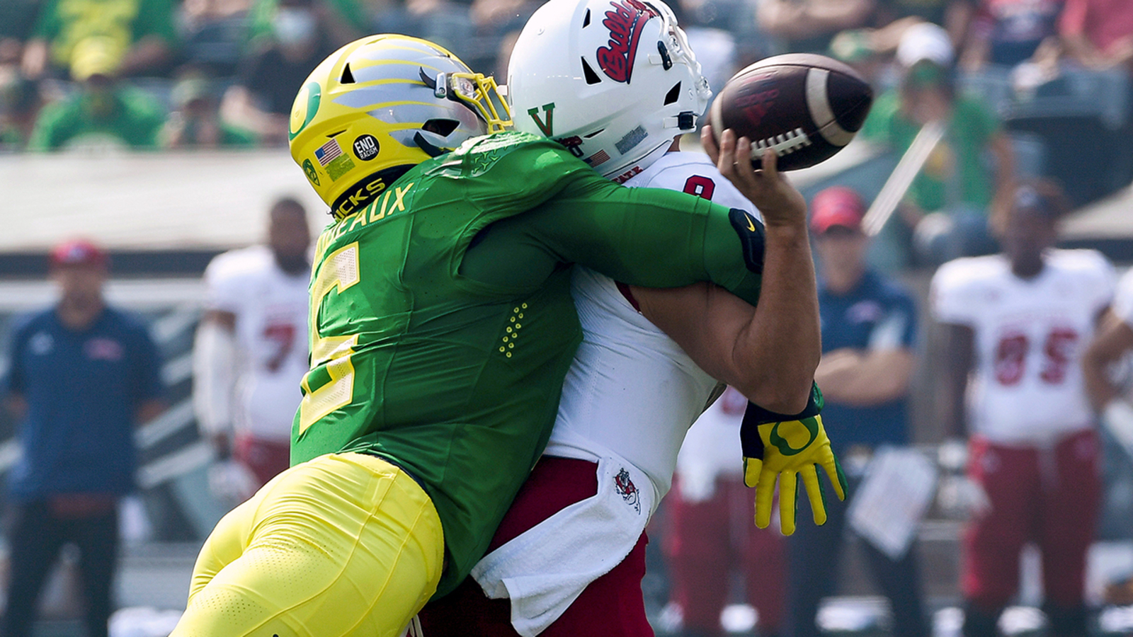 Turnovers Doom Upset Chances As Fresno State Falls 31 24 To 11 Oregon Abc30 Fresno