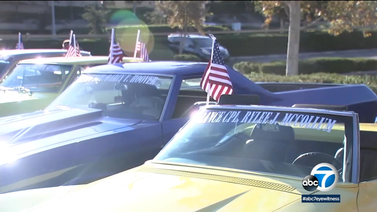 Car procession honors 13 US service members killed in Kabul attack
