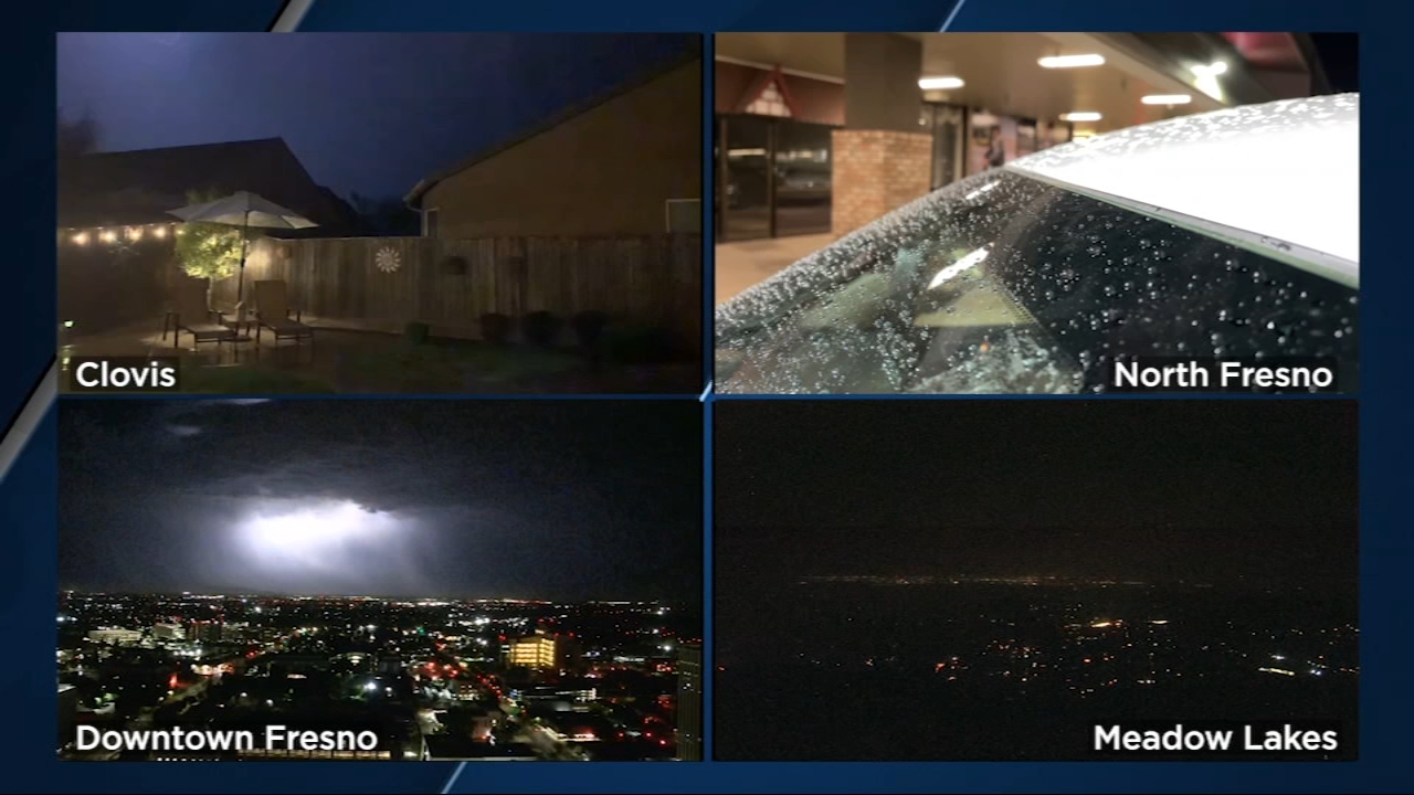 Accuweather Alert: Storm brings lightning and rain to Central CA