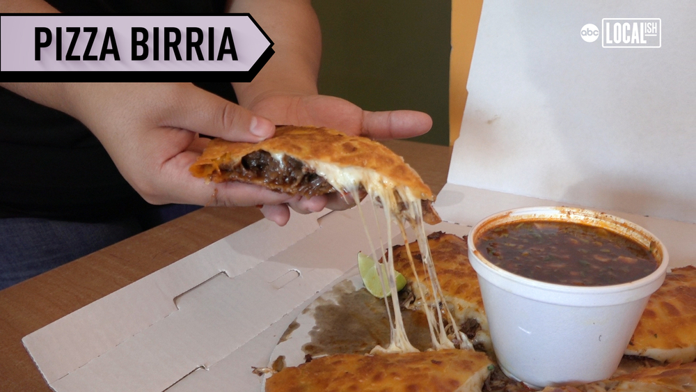El Asador combines Italian and Mexican to create the Birria Pizza