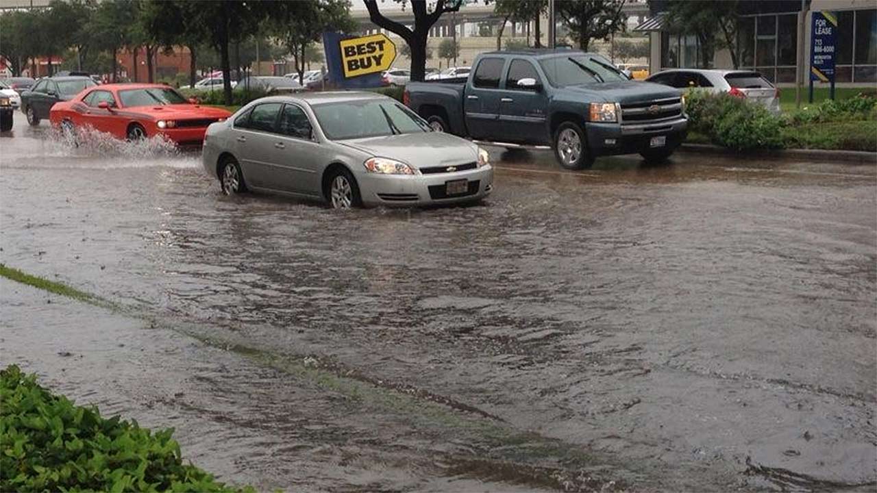 High Water Locations Reported On Houston Area Roads Abc13 Houston