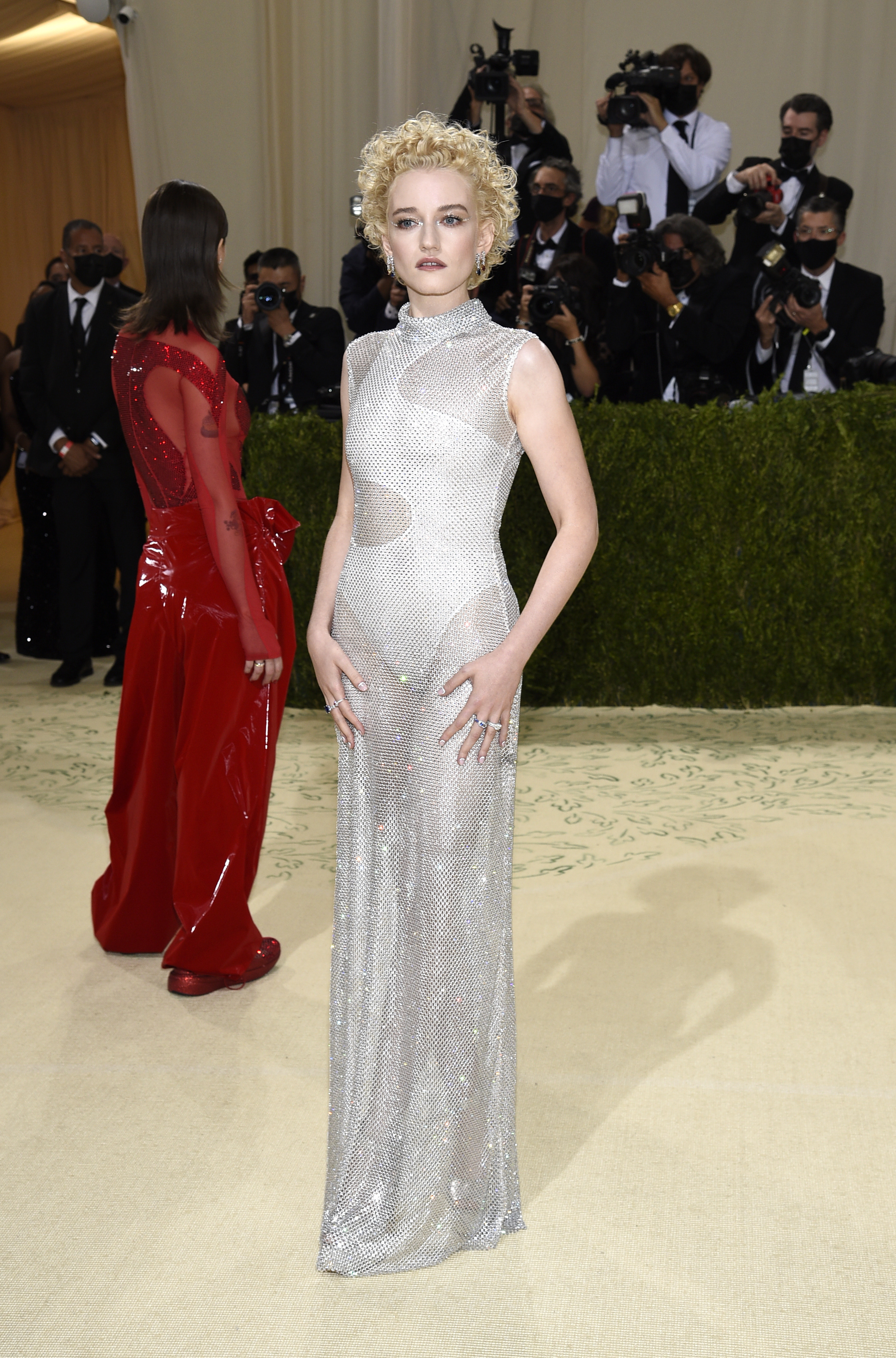 Julia Garner attends The Metropolitan Museum of Art's Costume Institute benefit gala. (Photo by Evan Agostini/Invision/AP)