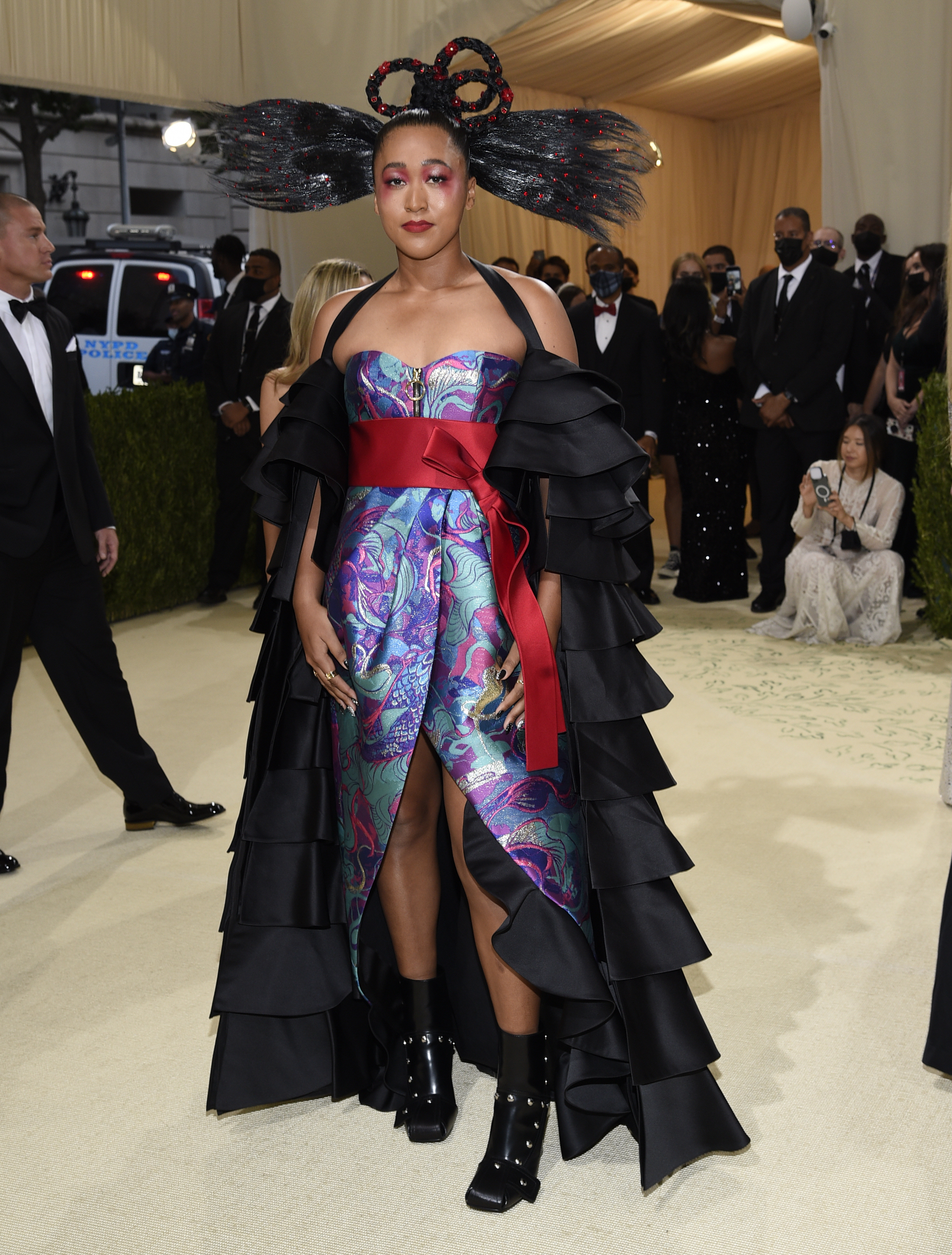 Naomi Osaka attends The Metropolitan Museum of Art's Costume Institute benefit gala. (Photo by Evan Agostini/Invision/AP)
