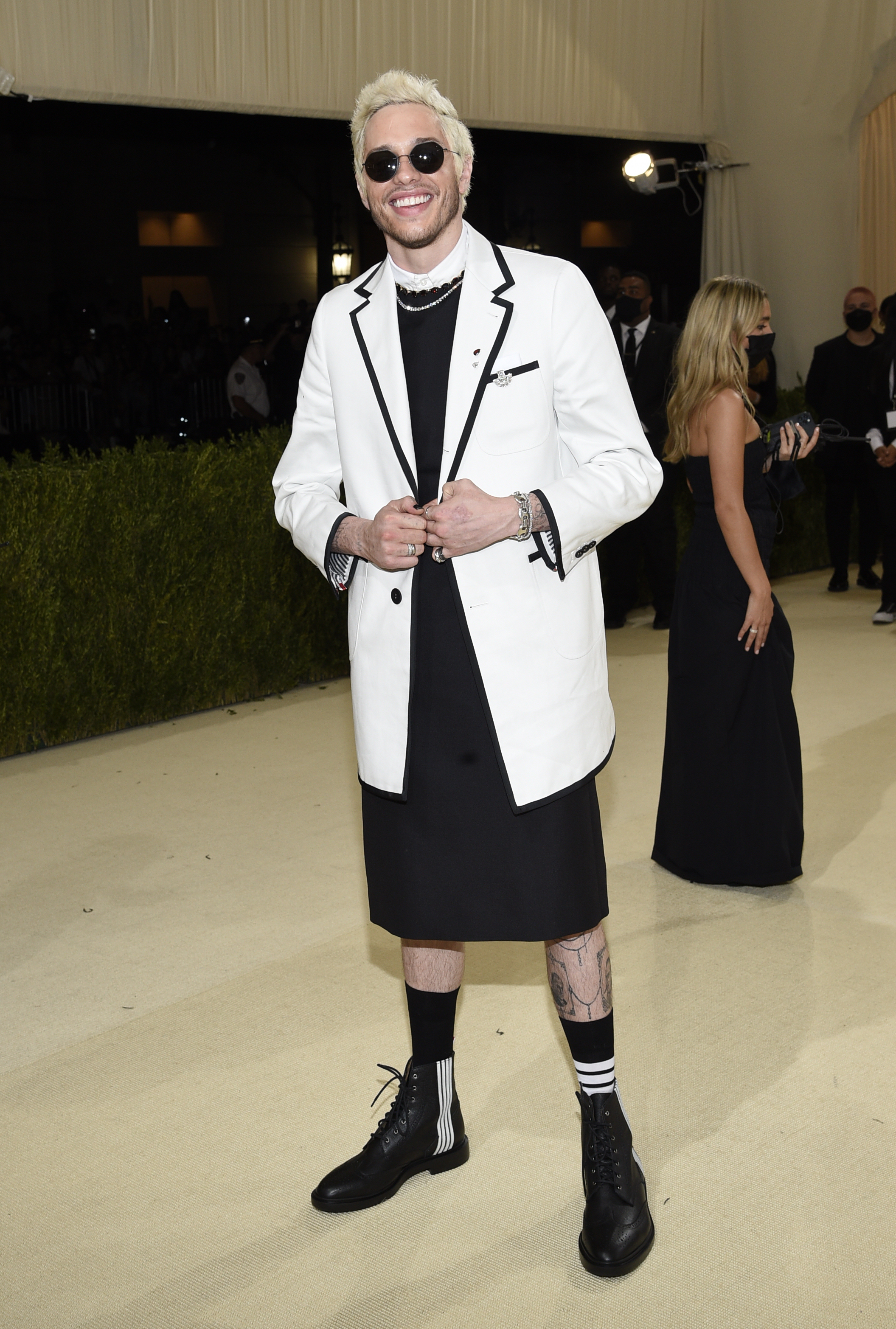 Pete Davidson attends The Metropolitan Museum of Art's Costume Institute benefit gala. (Photo by Evan Agostini/Invision/AP)