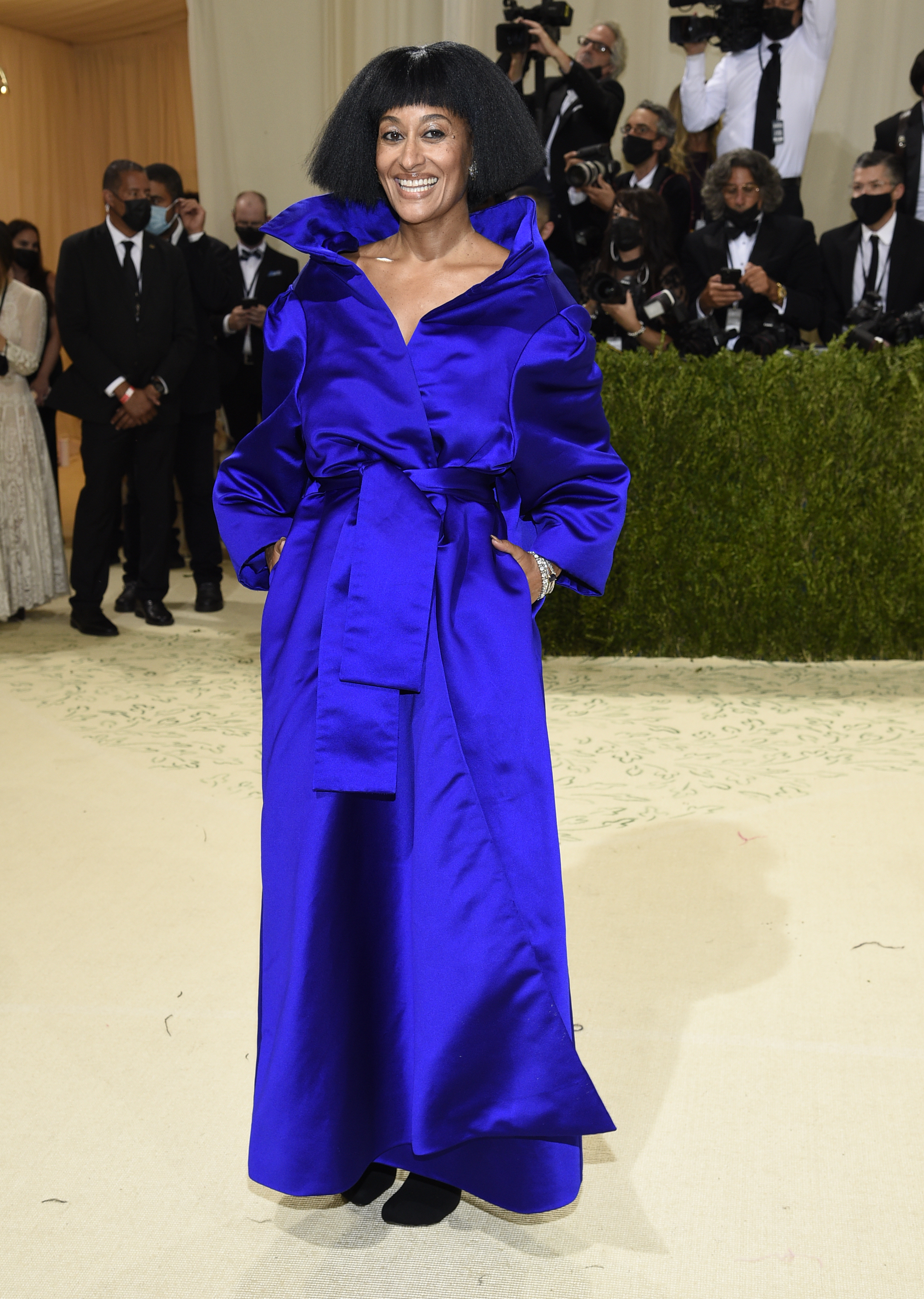 Tracee Ellis Ross attends The Metropolitan Museum of Art's Costume Institute benefit gala. (Photo by Evan Agostini/Invision/AP)
