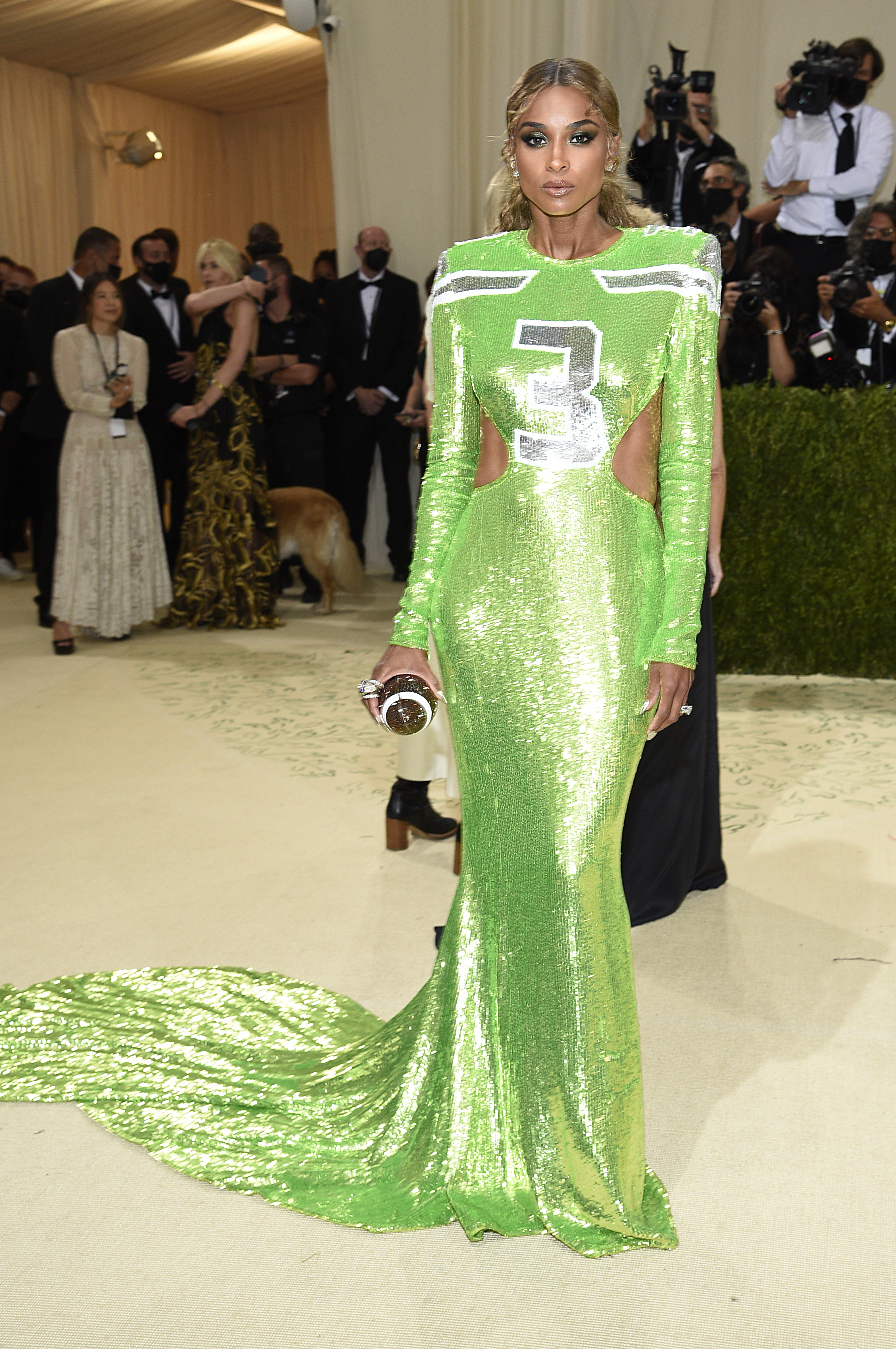 Ciara attends The Metropolitan Museum of Art's Costume Institute benefit gala. (Photo by Evan Agostini/Invision/AP)