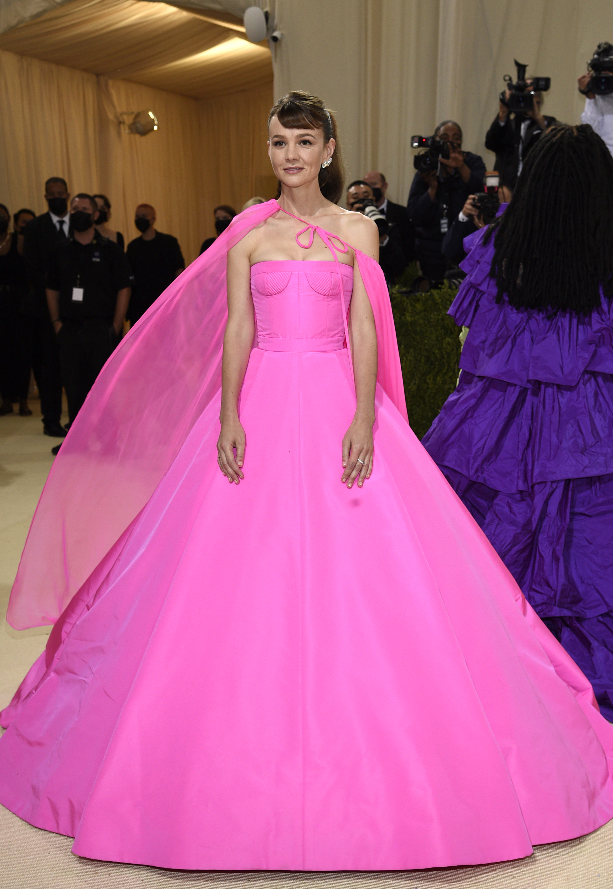 Carey Mulligan attends The Metropolitan Museum of Art's Costume Institute benefit gala. (Photo by Evan Agostini/Invision/AP)