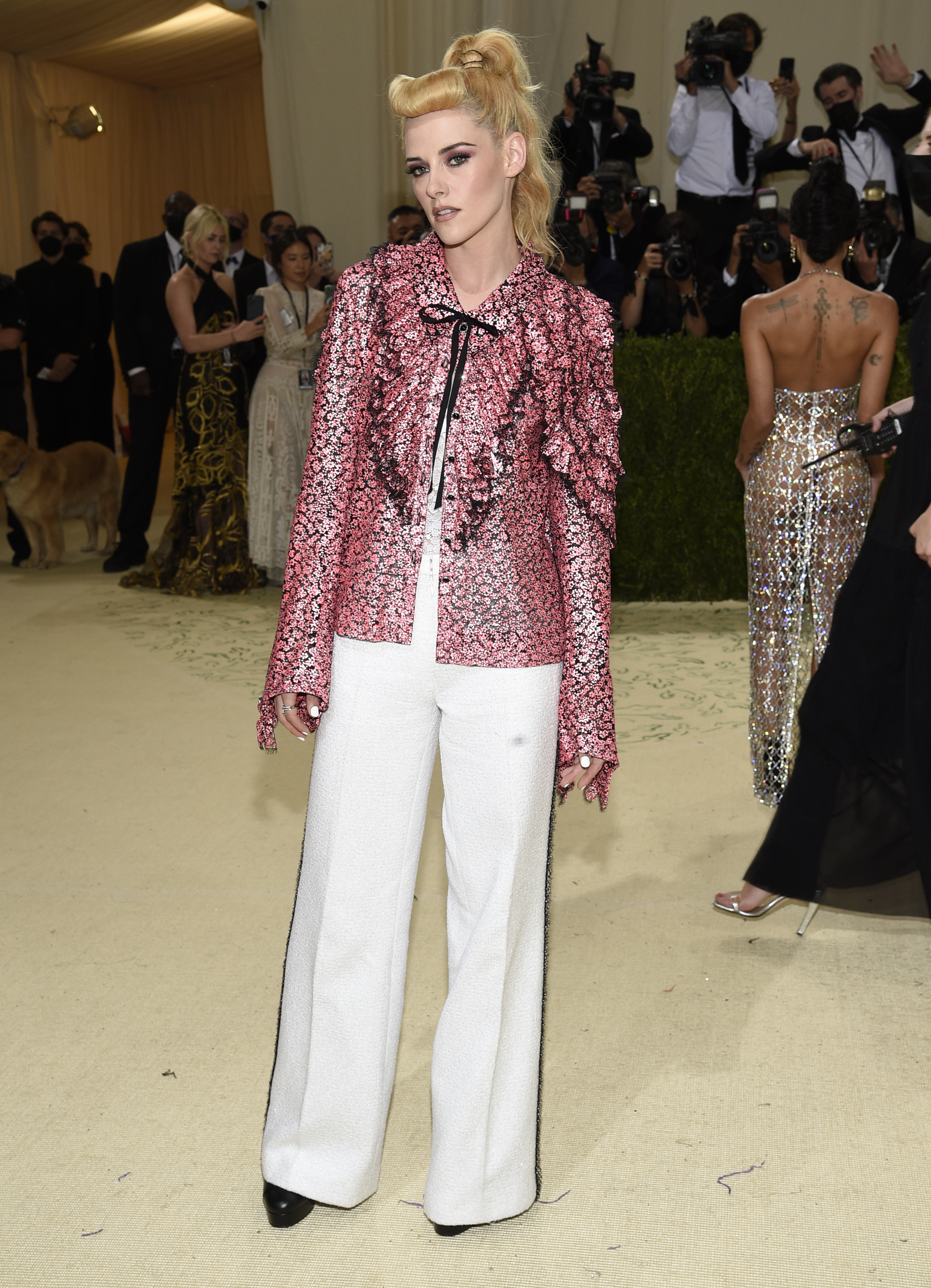 Kristen Stewart attends The Metropolitan Museum of Art's Costume Institute benefit gala. (Photo by Evan Agostini/Invision/AP)