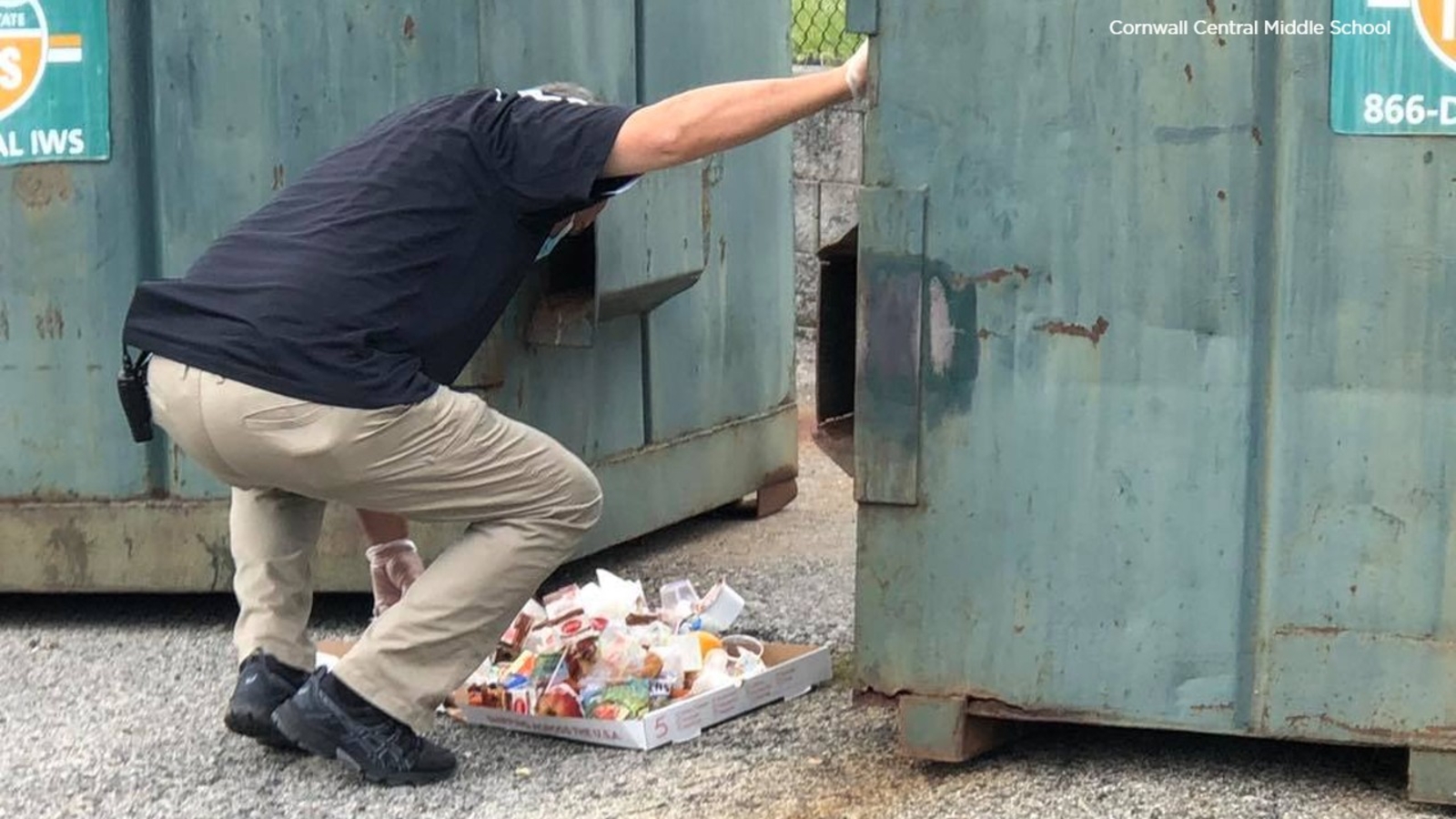 Cornwall school officer digs through trash to find student's missing