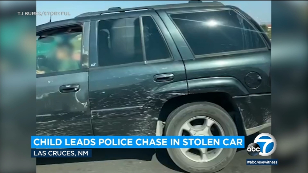 12-year-old driver leads NM police on chase