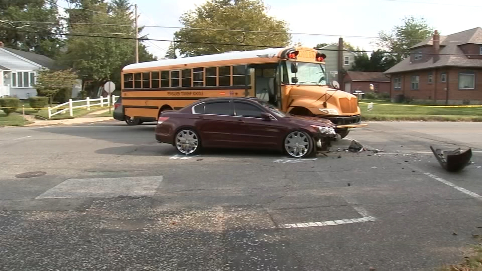 NJ accident Driver facing charges after crashing into school bus in