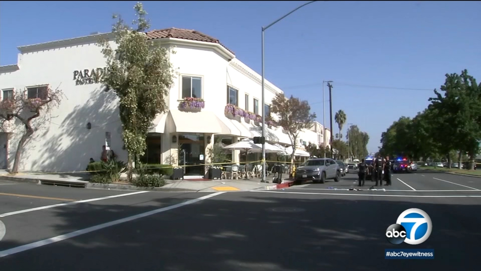 Man shot and stabbed in fight at Glendale bakery - ABC7 Los Angeles
