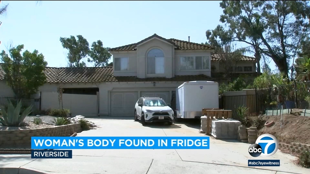 Woman's body found inside refrigerator at Riverside home
