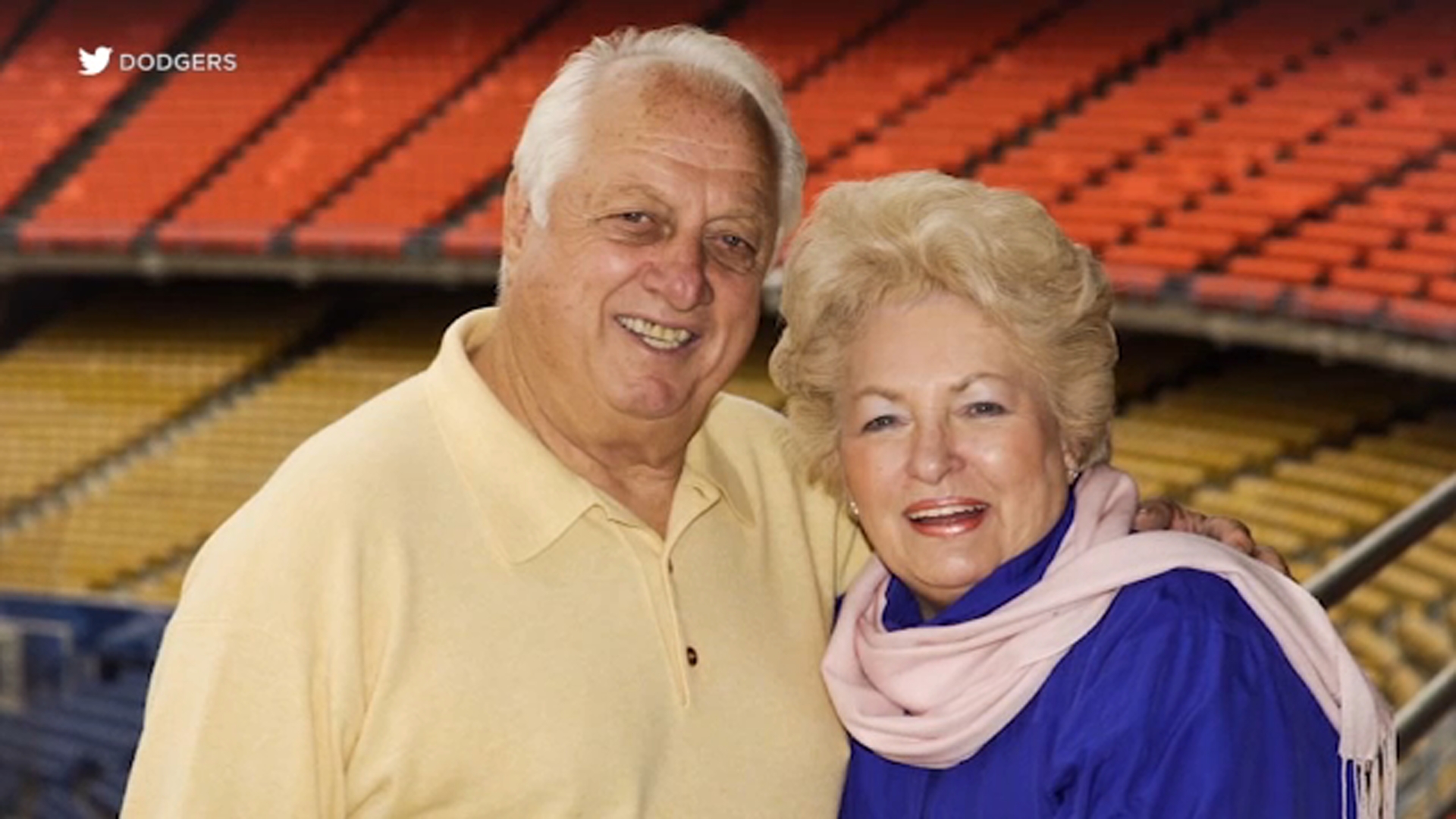 Jo Lasorda, widow of former Dodgers manager Tommy Lasorda, dies at 91
