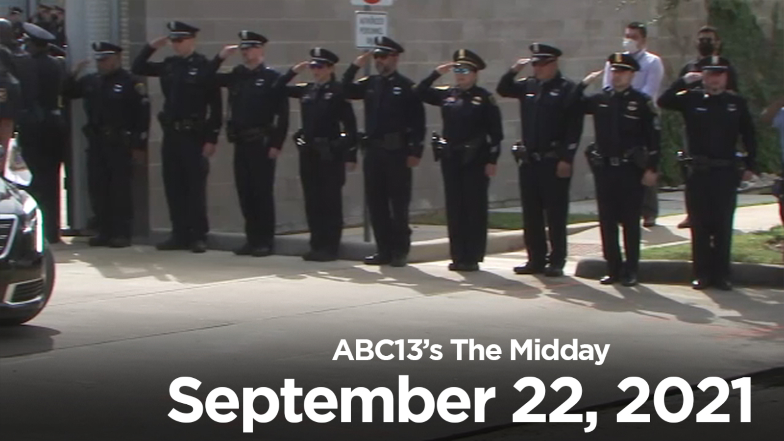 The Midday HPD Says Farewell To Officer Killed ABC13 Houston