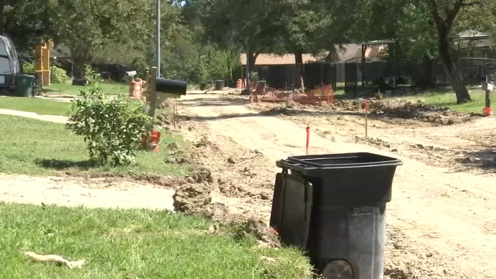 Construction project keeping residents from leaving homes