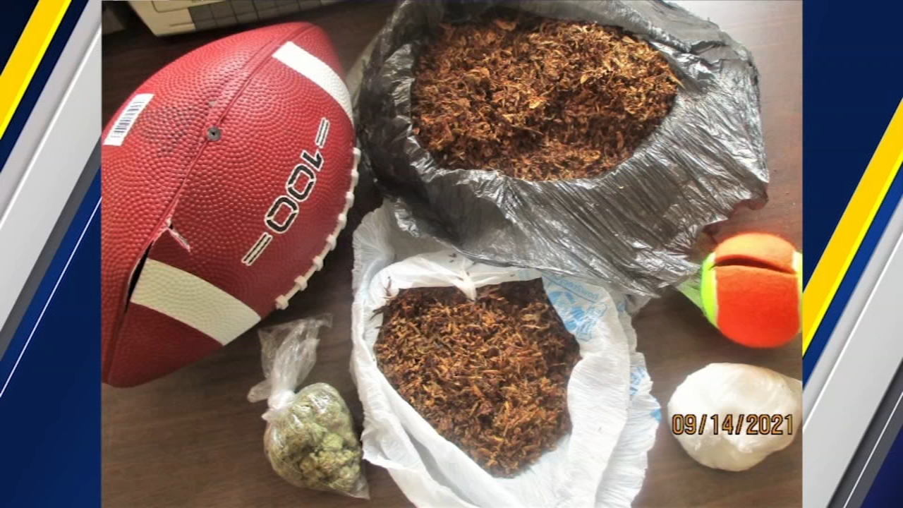 NC correctional officers find football full of drugs outside prison
