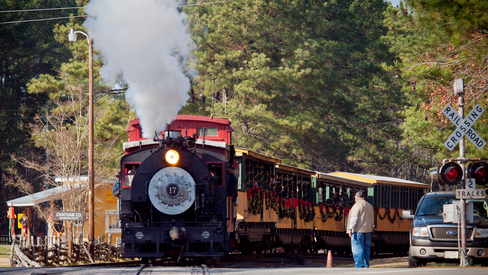 This train takes riders back in time to the golden age of locomotion