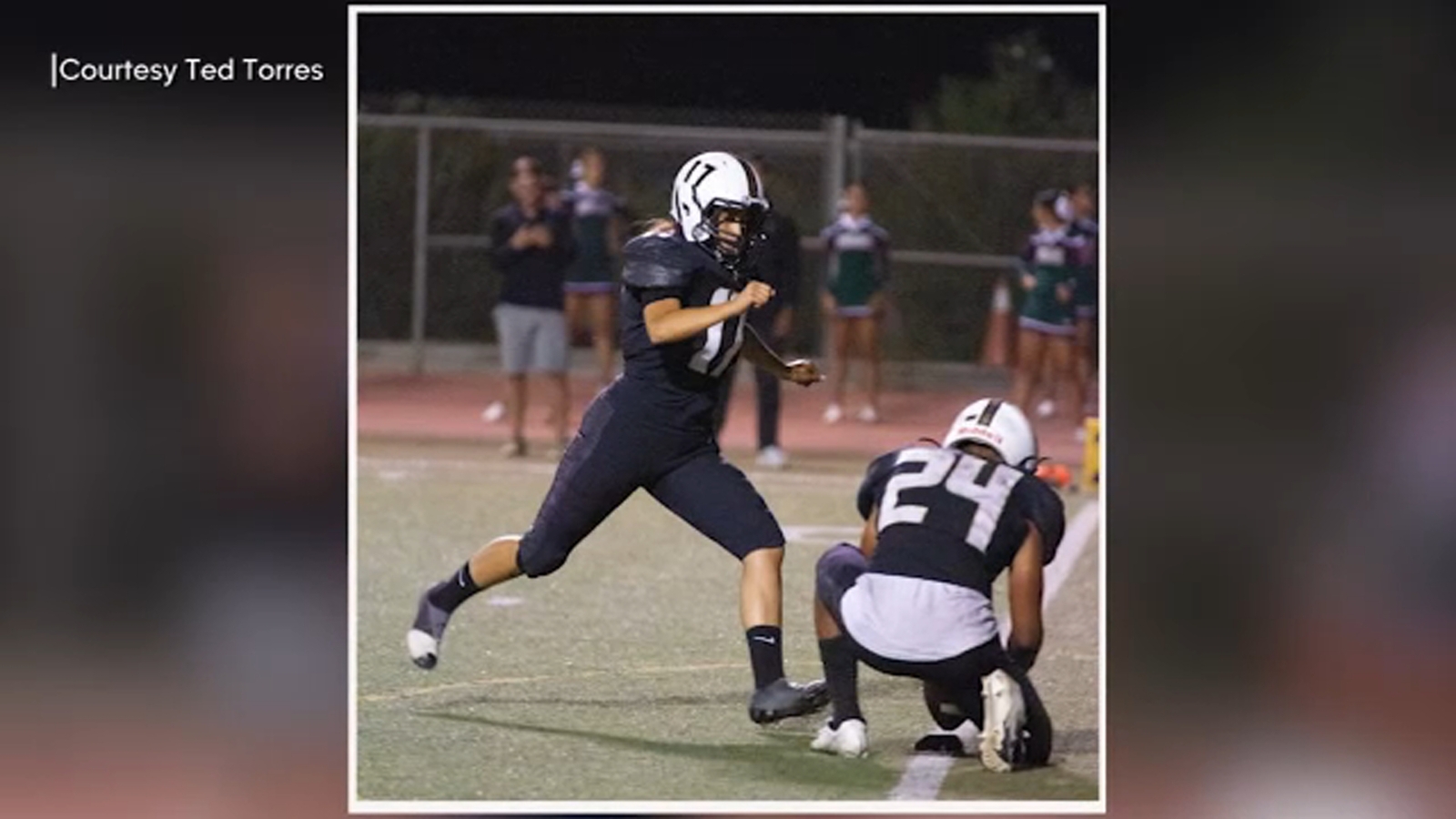 Good Sports The first girl football player in Buhach Colony High