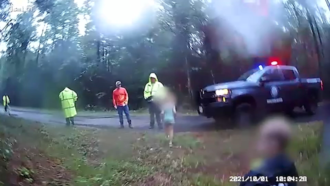 BODYCAM RESCUE: 3 kids found safe after getting lost in forest