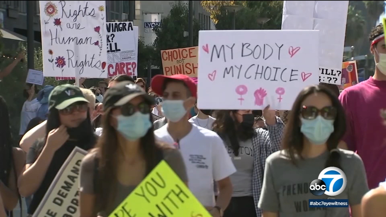 Women's March: SoCal rallies held in support of reproductive rights