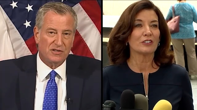 NYC mayor mulls run for governor, Hochul not fazed