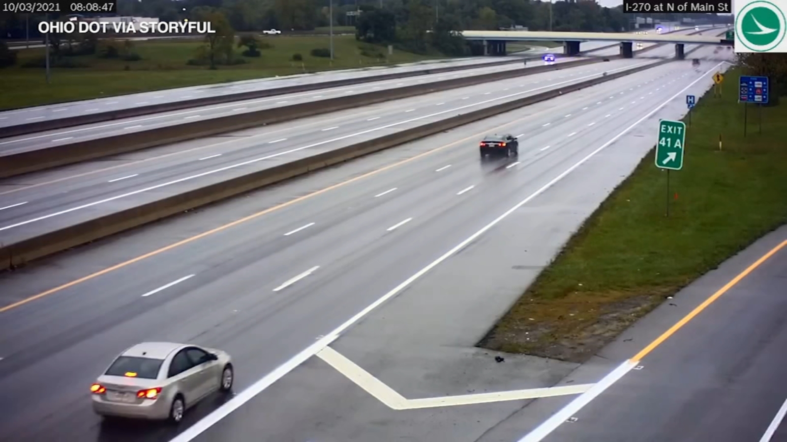 Ohio Driver Caught On Traffic Camera Reversing Down I 270 In Columbus After Missing Exit Abc7 Chicago