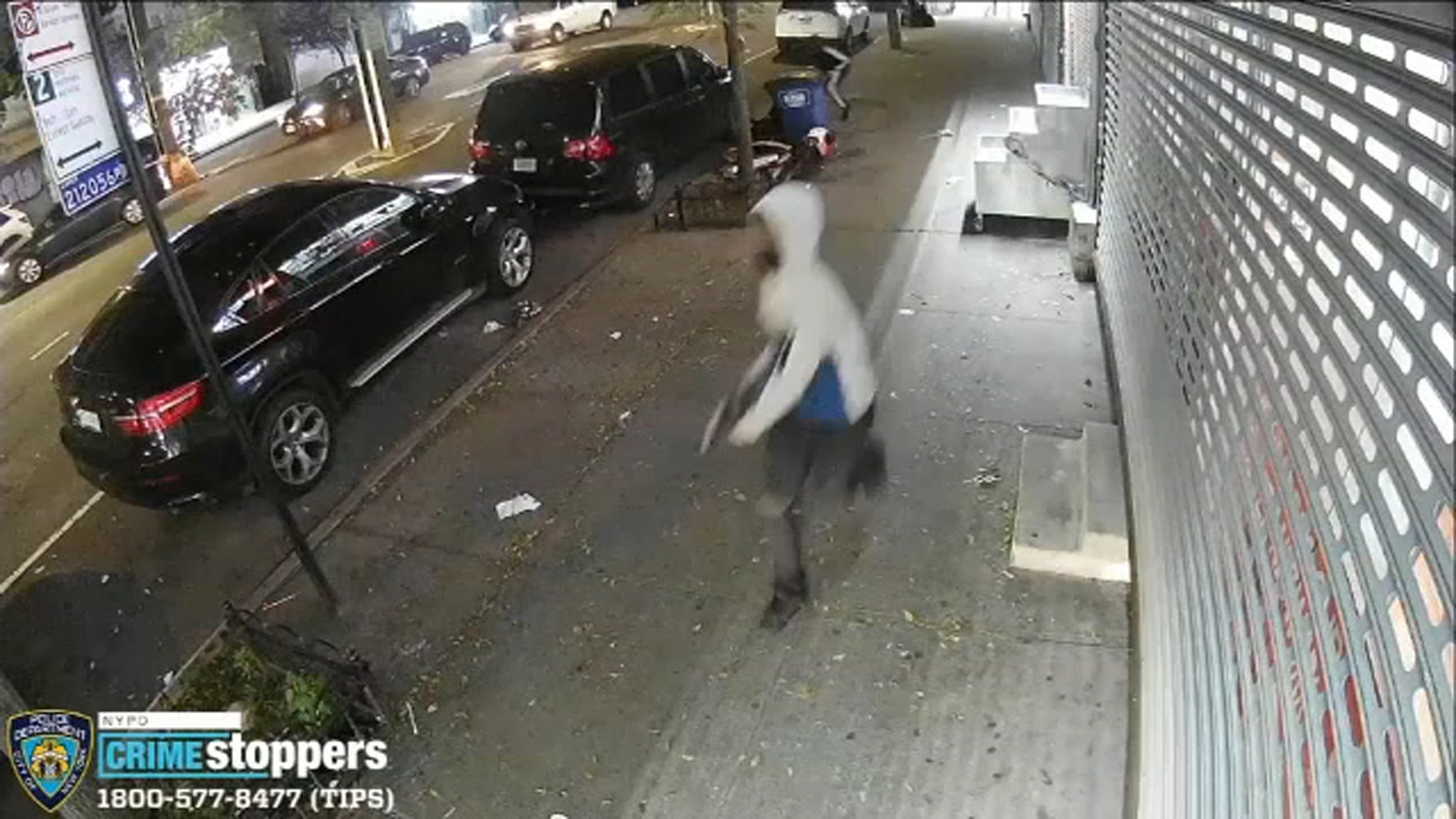Watch 2 men caught on camera shooting at vehicle in the Bronx, gunfire hits apartment in