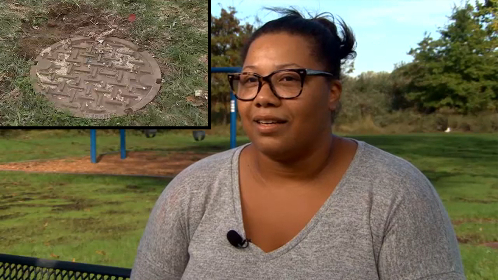 Mother of toddler who fell down manhole in New Jersey speaks out on