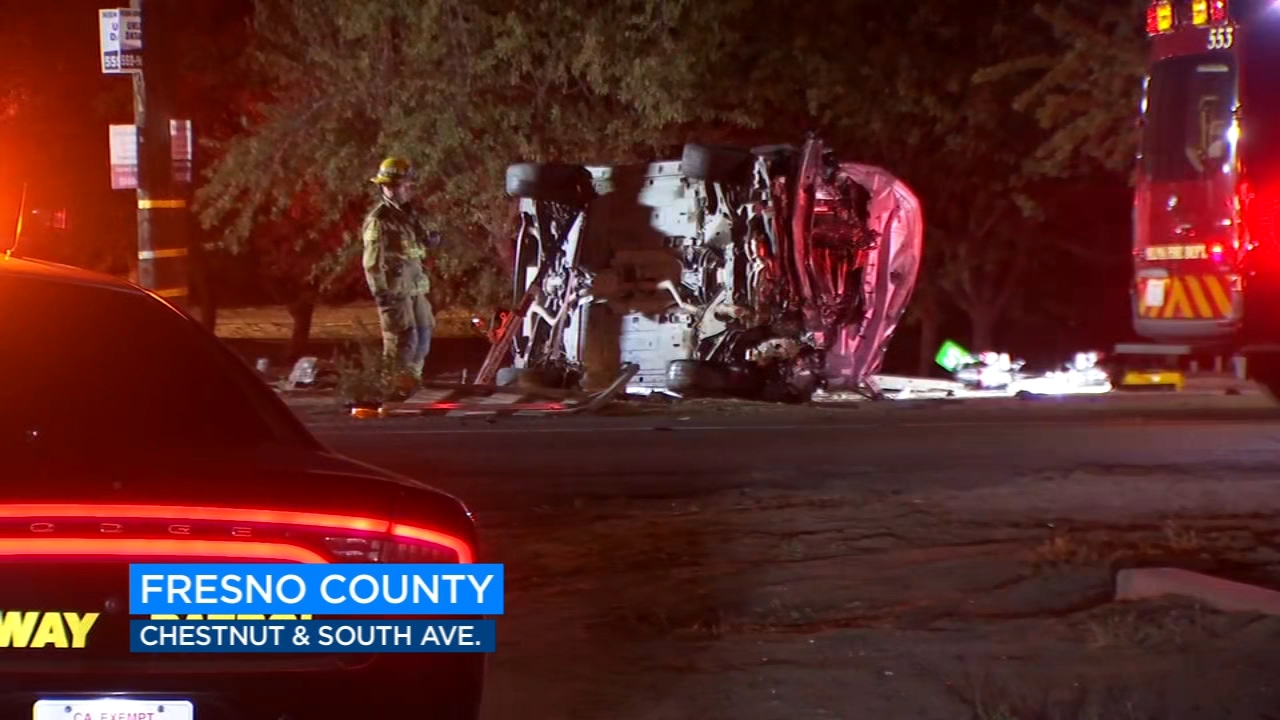 3 injured in two-vehicle crash in Fresno County, CHP says
